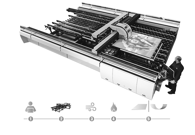 Tumba de vidrio - Tecnología