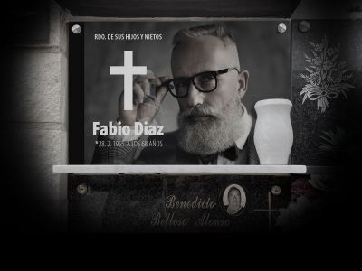 placas de vidrio para columbarios