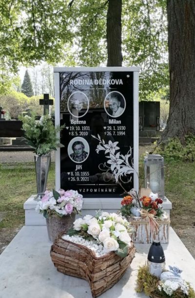 Lápida de vidrio con garantía de color de 100 años en exteriores