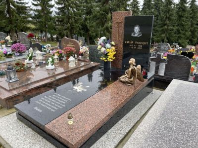 Placa de vidrio de cobertura para una tumba